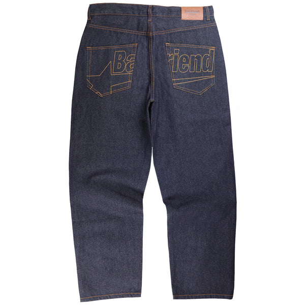 Baggee Denim Pant (Raw Indigo)