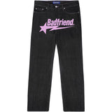 Star Pant (Black/Pink)