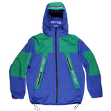 BFTEK Rain Jacket/Balaclava (Blue/Green)