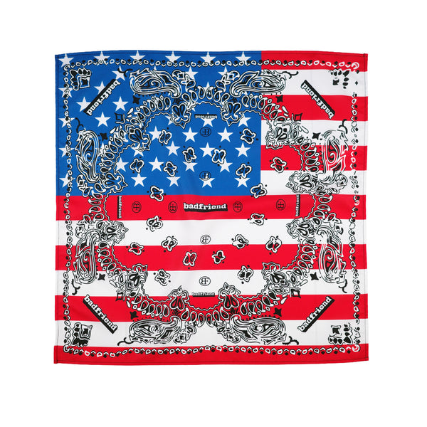 United States Paisley Bandana (Multicolor)