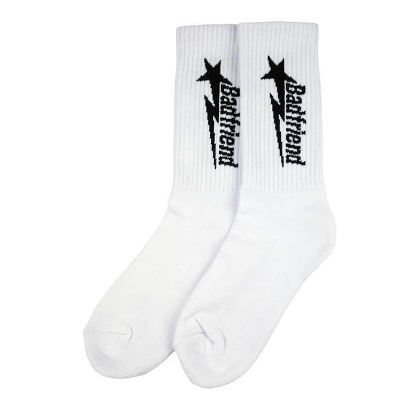 Star Logo Sock (White)