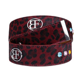 Cheetah Studded Belt (Wine)