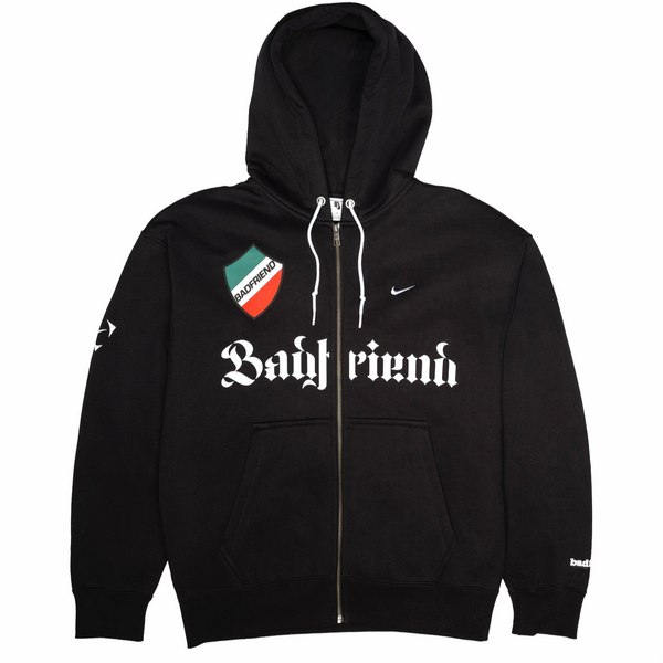 Badfriend®/Nike® Soccer Zip Up (Black)