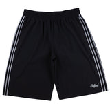 Striped Nylon Baggee Short (Black)