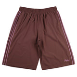 Striped Nylon Baggee Short (Brown)