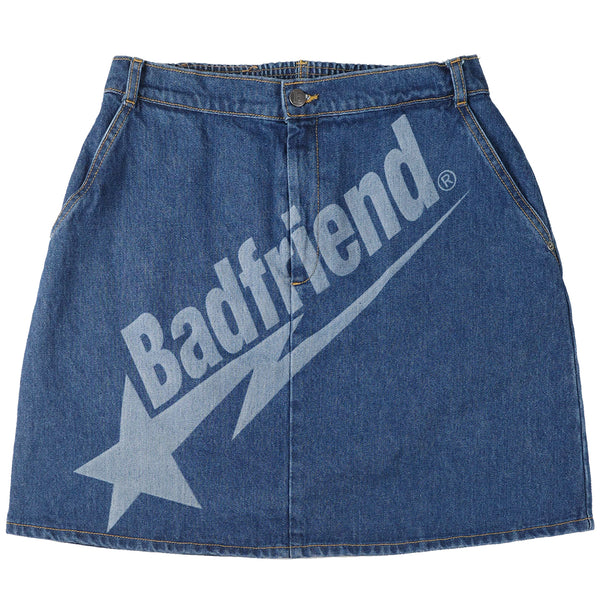Star Logo Denim Skirt (Laser)