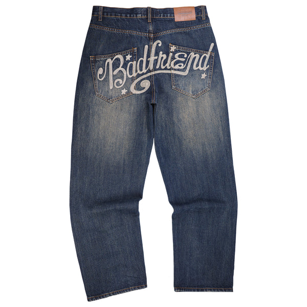 Scrawl Baggee Denim Pant (Vintage Indigo)