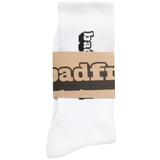 Bar Logo Sock (White)