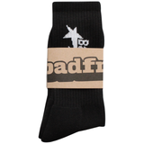 Star Logo Sock (Black)